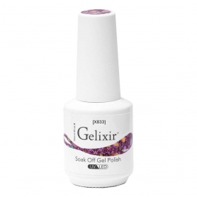 Gelixir Soak Off Gel Polish UV/LED 0.5 fl oz / 15ml -  X833