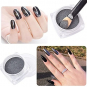 Mirror Nail Glitter Chrome Powder - Black 00450