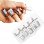 Berkeley Resuable Metal Nail Form Silver Design 5pk NF110-SV