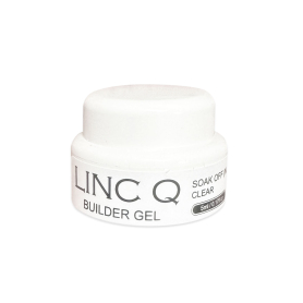 Linc Q No Burn Soak Off Builder Gel 0.17 fl oz Clear 06505