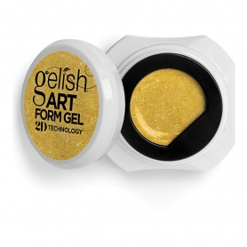 Gelish Art Form Gel 2D 0.17 oz, Effects Gold Shimmer 1119020