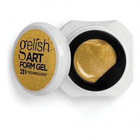 Gelish Art Form Gel 2D 0.17 oz, Effects Gold Metallic1119021