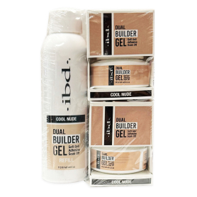 Ibd Soak Off Dual Builder Gel Bundle - Cool Nude 37441