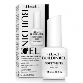 Ibd Building Gel Hard Gel 0.5 floz/14ml Soft White 62493