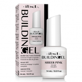 Ibd Building Gel Hard Gel 0.5 floz/14ml Sheer Pink 62495