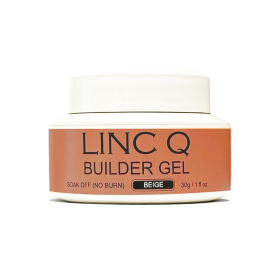 Linc Q No Burn Soak Off Builder Gel 1 fl oz Beige 90509