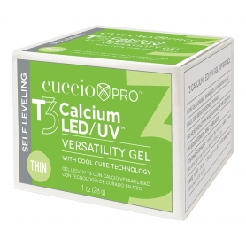 CuccioPro T3 Calcium LED/UV S.L Gel Thin White 1oz CPGL4424