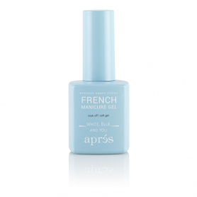 Apres French Manicure Gel Ombre - White Blue And You AB-115