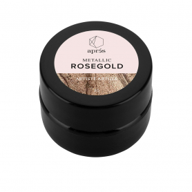 Apres Art Gel LED/UV 3g - Metallic Rose Gold APAG-MRG