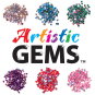 Artistic Gems Round Rhinestone 144ct - Black 00101