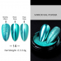 Mirror Effect Nail Glitter Powder Teal 46283-14