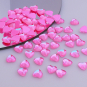 VDD Rhinestone Pink Heart Shape 8mm 28g 05628