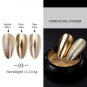 Mirror Effect Nail Glitter Powder Gold 46283-3