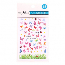 Cre8tion Nail Art Sticker Butterfly 15 1101-1126