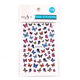 Cre8tion Nail Art Sticker Butterfly 19 1101-1130