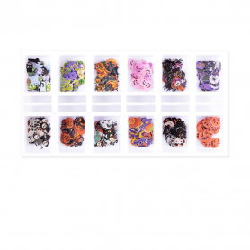 Cre8tion Colorful Nail Art 12 Styles Halloween 1101-1140