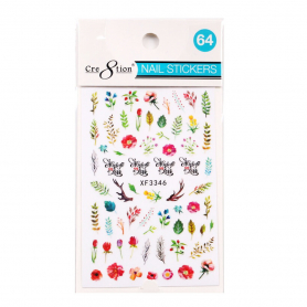 Cre8tion Nail Art Sticker Butterfly 64 1101-1195