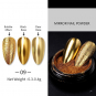 Mirror Effect Nail Glitter Powder Gold 46283-9