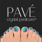 Pave Crystal Pedicure Mini Kit, 8pcs -  Blue Zircon