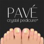 Pave Crystal Pedicure Mini Kit, 8pcs -  Gold