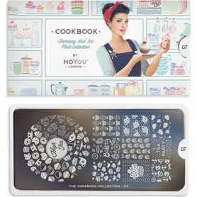 MoYou Nail Art Plate Collection Cookbook 07  #MPCOO07