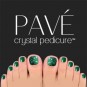 Pave Crystal Pedicure Mini Kit, 8pcs -  Emerald