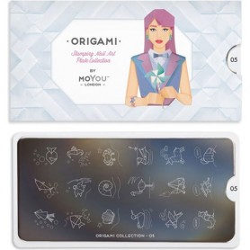 MoYou Nail Art Plate Collection Origami 05 #MPORI05