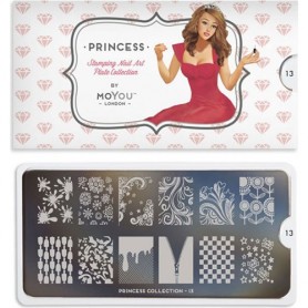 MoYou Nail Art Plate Collection Princess 13 #MPPRI13