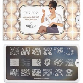 MoYou Nail Art Plate Collection The Pro 10 #MPPRO10