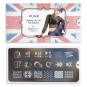 MoYou Nail Art Plate Collection Punk 08 #MPPUN08