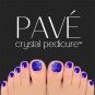 Pave Crystal Pedicure Mini Kit, 8pcs -  Sapphire