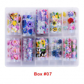 DND Transfer Foils Mutiful Flowers 00392