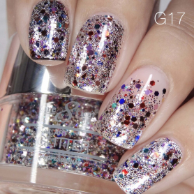 Cre8tion Nail Art Glitter 1 fl oz/30g Glitter 17 #1101-0508