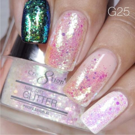 Cre8tion Nail Art Glitter 1 fl oz/30g Glitter 25 #1101-0516