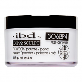 IBD Dip&Sculpt Powder 4 oz/113 g French White 306BP4