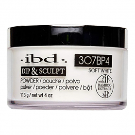 IBD Dip&Sculpt Powder 4 oz/113 g Soft White 307BP4