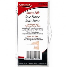 Supernail Swiss Silk Self Adhesive Wrap Tabs 40Pcs 51070