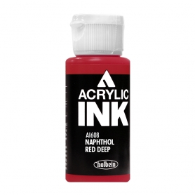 Holbein Acrylic Ink Naphthol Red Deep AI608B