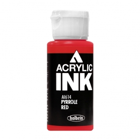 Holbein Acrylic Ink Pyrrole Red AI614C