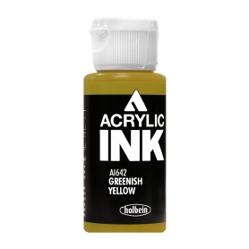 Holbein Acrylic Ink Greenish Yellow AI642D