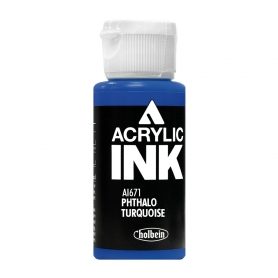 Holbein Acrylic Ink Phthalo Turquoise AI671B