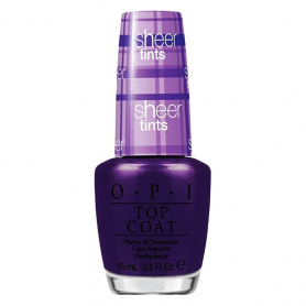 OPI Tinted Top Coat - Don't Violet Me Down 0.5 oz. NT S03