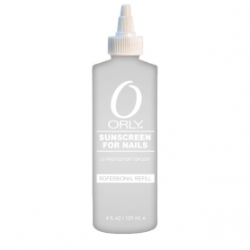 Orly Sunscreen For Nails UV ProtectionTopcoat 4 oz.