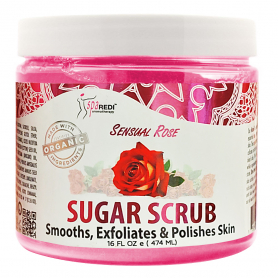 Spa Redi Sugar Scrub 16oz - Sensual Rose C01S-01040