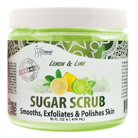 Spa Redi Sugar Scrub 16oz - Lemon & Lime C01S- 01160