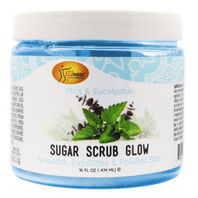 Spa Redi Sugar Scrub Glow16oz - Mint & Eucalyptus C01S-01220