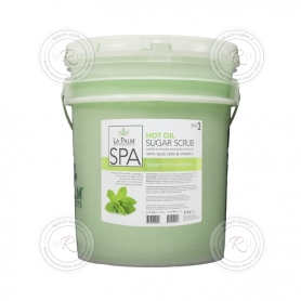 La Palm Hot Oil Sugar Scrub 5G - Spearmint Eucalyptus -LP180