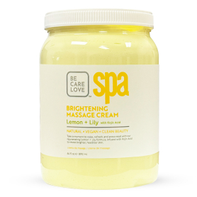 BCL SPA Brightening Massage Cream 64oz Lemon + Lily 56906