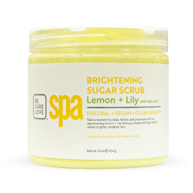 BCL SPA Brightening Sugar Scrub 16 oz Lemon + Lily 56912