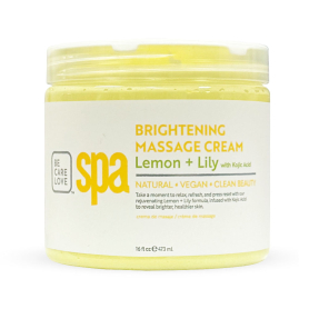 BCL SPA Brightening Massage Cream 16oz Lemon + Lily 56916